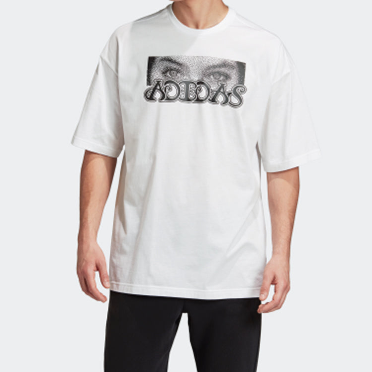 adidas LOOSE TEE M Sports Short Sleeve White GQ0546