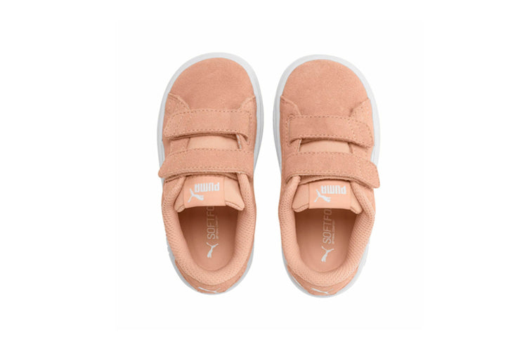 (TD) PUMA Smash V2 Leisure Board Shoes Pink/Red 365178-19