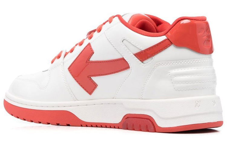 Off-White Out Of Office Low-Top Sneakers 'Red White' OMIA189S22LEA0020125