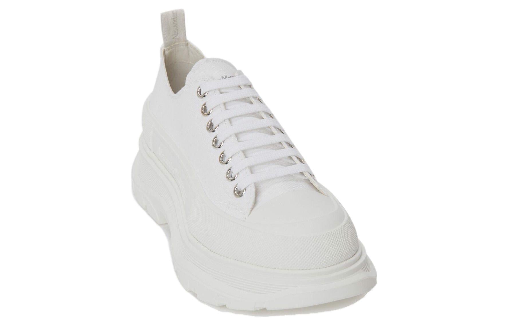 Alexander McQueen Tread Slick Low Lace Up 'White' 604257W4MV29000