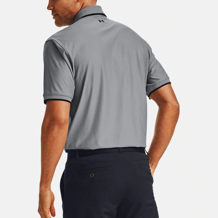 Under Armour Playoff Pique Polo Shirt 'Steel Grey' 1345459-035