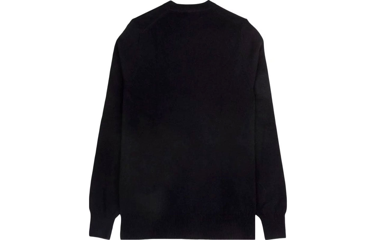 COMME des GARCONS PLAY V-Neck Pullover White Emblem 'Black' AZ-N060-051-1