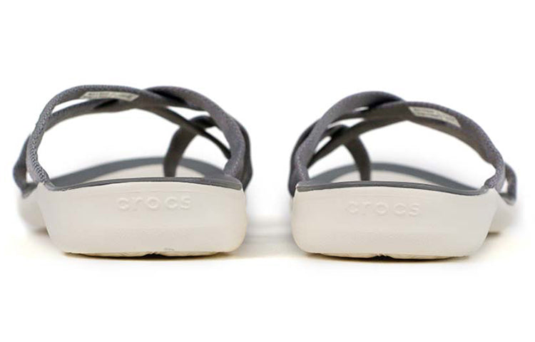 (WMNS) Crocs Beach & Pool SlidesSlippers 'Grey' 205479-0CT