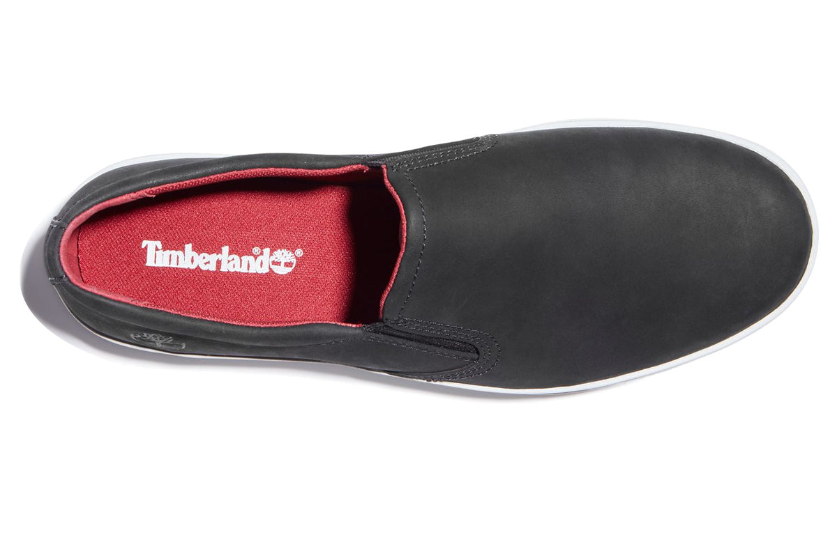 Timberland Davis Square Slip-Ons 'Black Nubuck' A2QRM001
