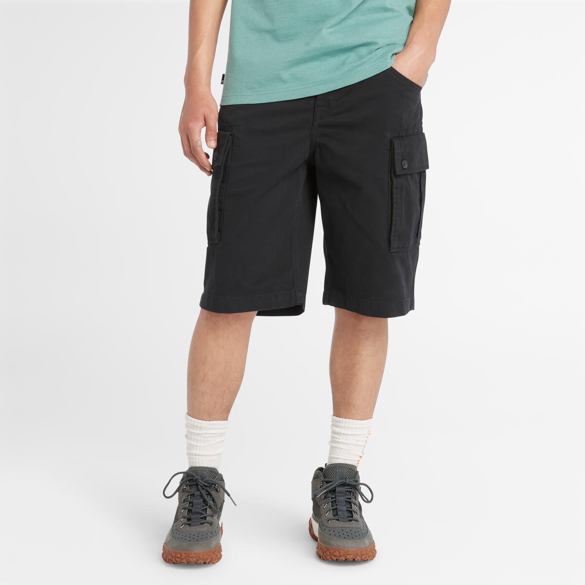Timberland Twill Cargo Shorts 'Black' A5U1B-001