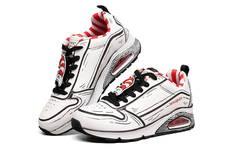 (WMNS) Skechers Dr. Seuss Street 'White Black' 155321-WBK