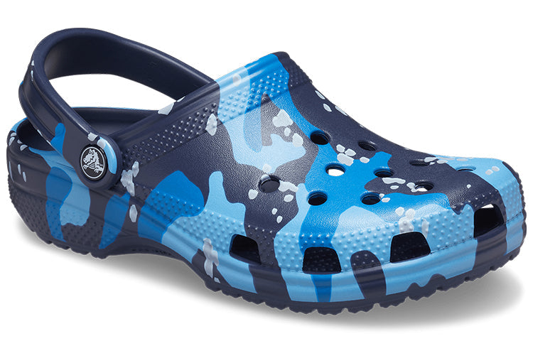 Crocs Classic Printed Camo Clogs 'Blue Navy' 206454-4HQ