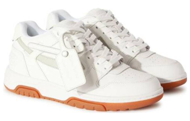 (WMNS) Off-White Out Of Office Low-Top Sneaker 'White Brown' OWIA259F23LEA0030152