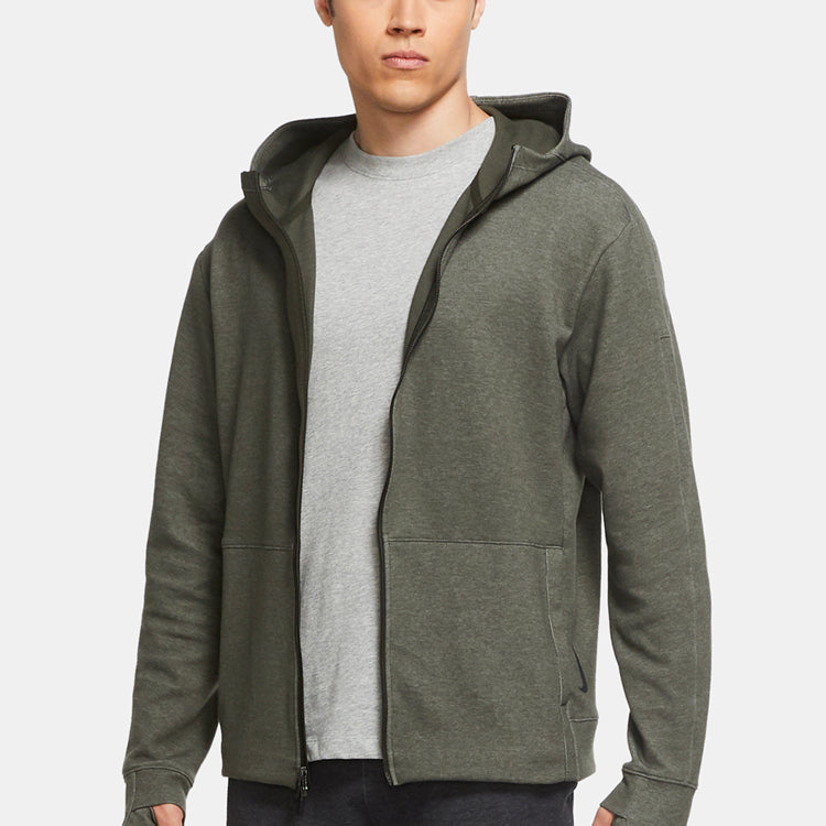Nike YOGA Full-length zipper Cardigan Gray CU6261-355