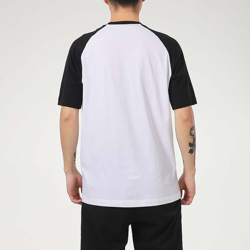 Men's adidas neo Sports Round Neck Casual Breathable Short Sleeve White T-Shirt GP4898