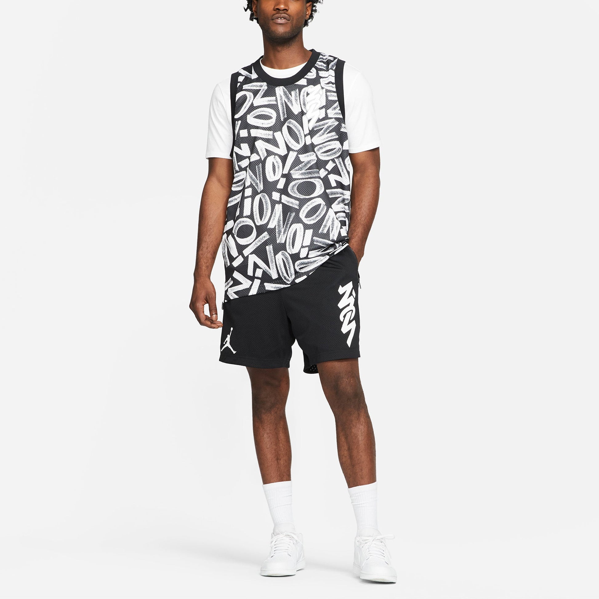 Nike AS Men's J ZION DF MESH Short Black DH0597-010