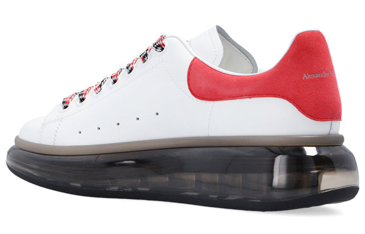 (WMNS) Alexander McQueen Oversized Transparent 'White Red' 611698WHXMA9629