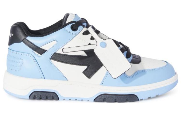 Off-White Out Of Office Low-Top Leather Sneaker 'Blue Black White' OMIA189F23LEA0084010