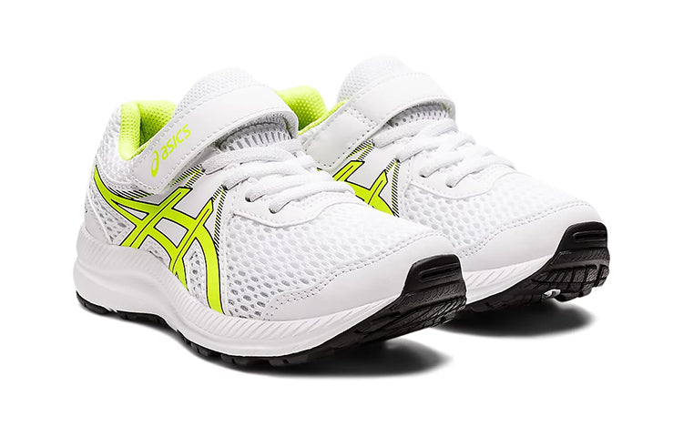 (PS) ASICS Gel-Contend 7 K 'White Yellow' 1014A194-114