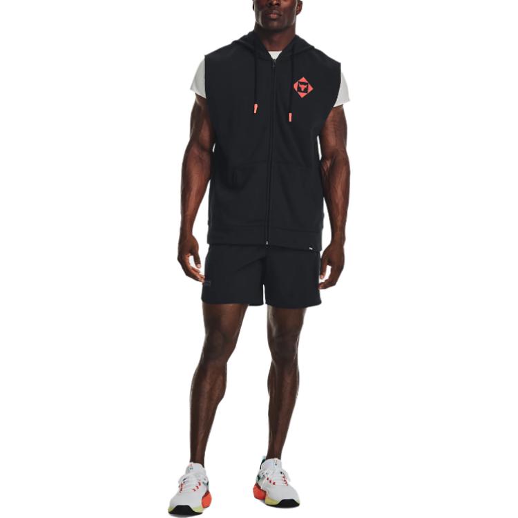 Under Armour Project Rock Sleeveless Hoodie 'Black Multi' 1377434-001