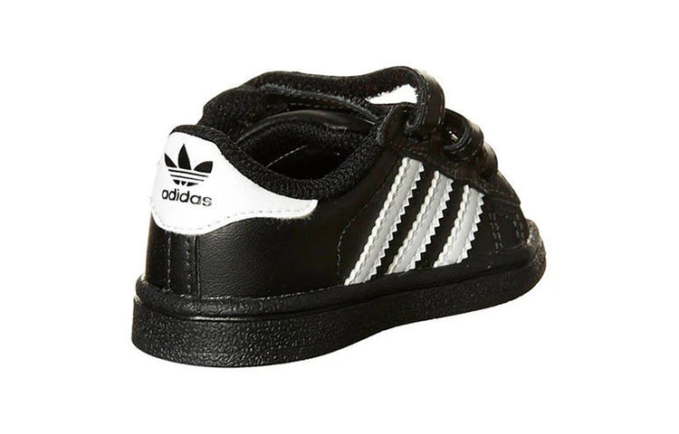 (TD) adidas Superstar Foundation CF Infant 'Black White' B23638