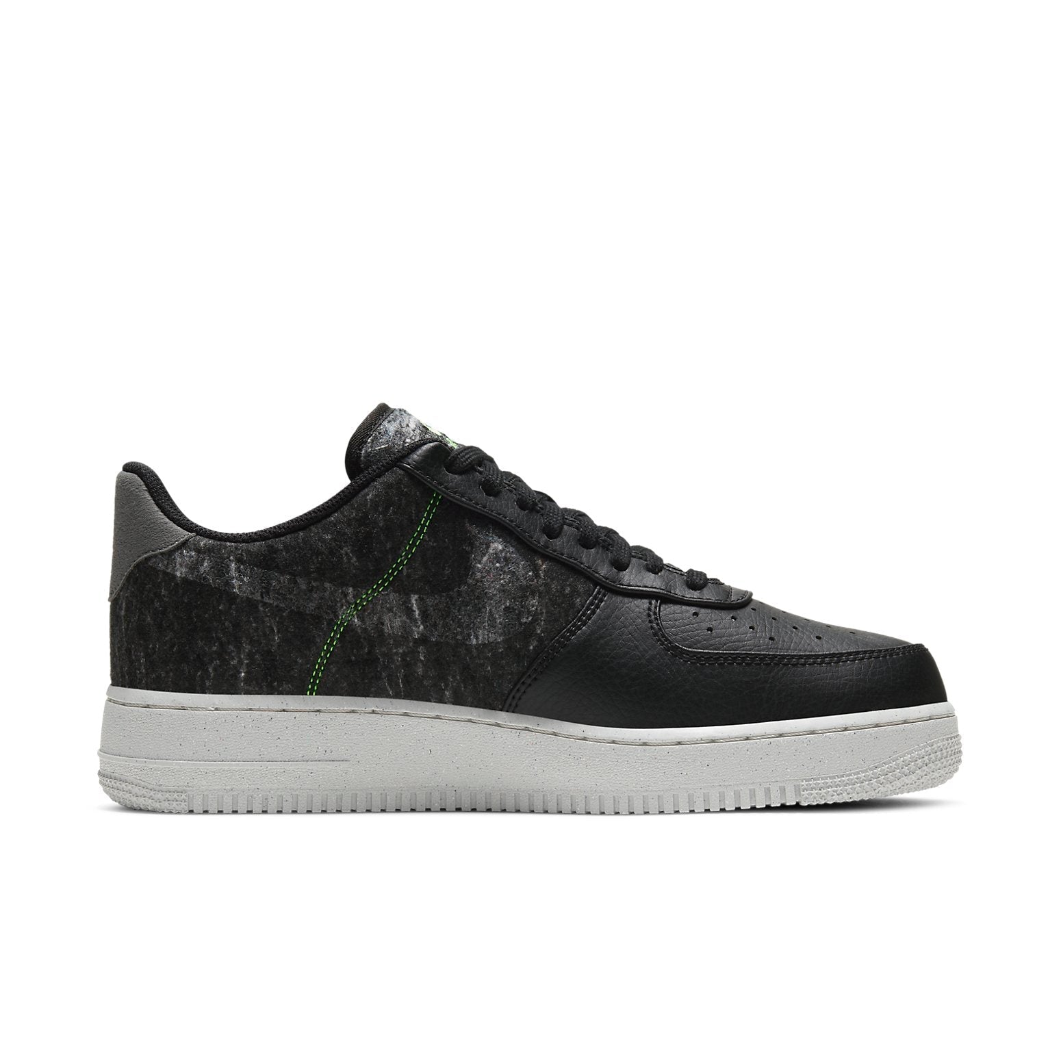 Nike Air Force 1 '07 LV8 'Recycled Wool Pack - Black Electric Green' CV1698-001