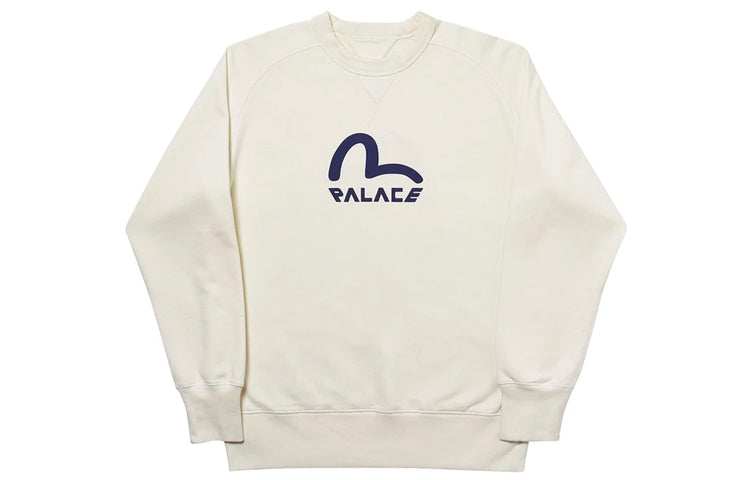 PALACE x EVISU Reversible Crew Logo Crewneck White PAL-SS20-011