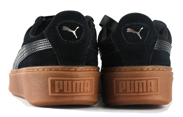 (WMNS) PUMA Suede Platform 'Bubble - Black' 366439-01