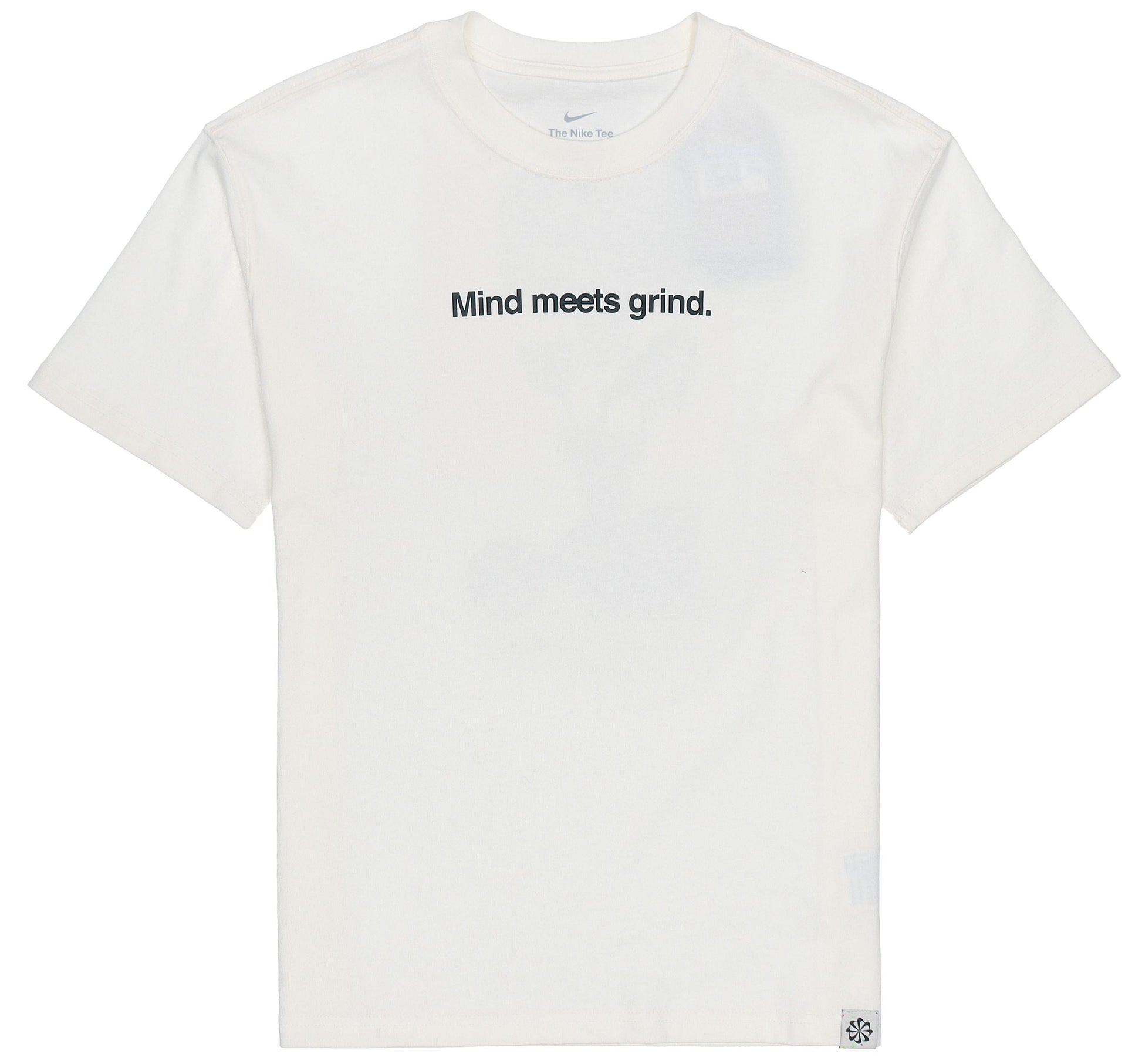 Nike Loose Pattern Printing Round Neck Casual Loose Short Sleeve Creamy White DQ1906-133