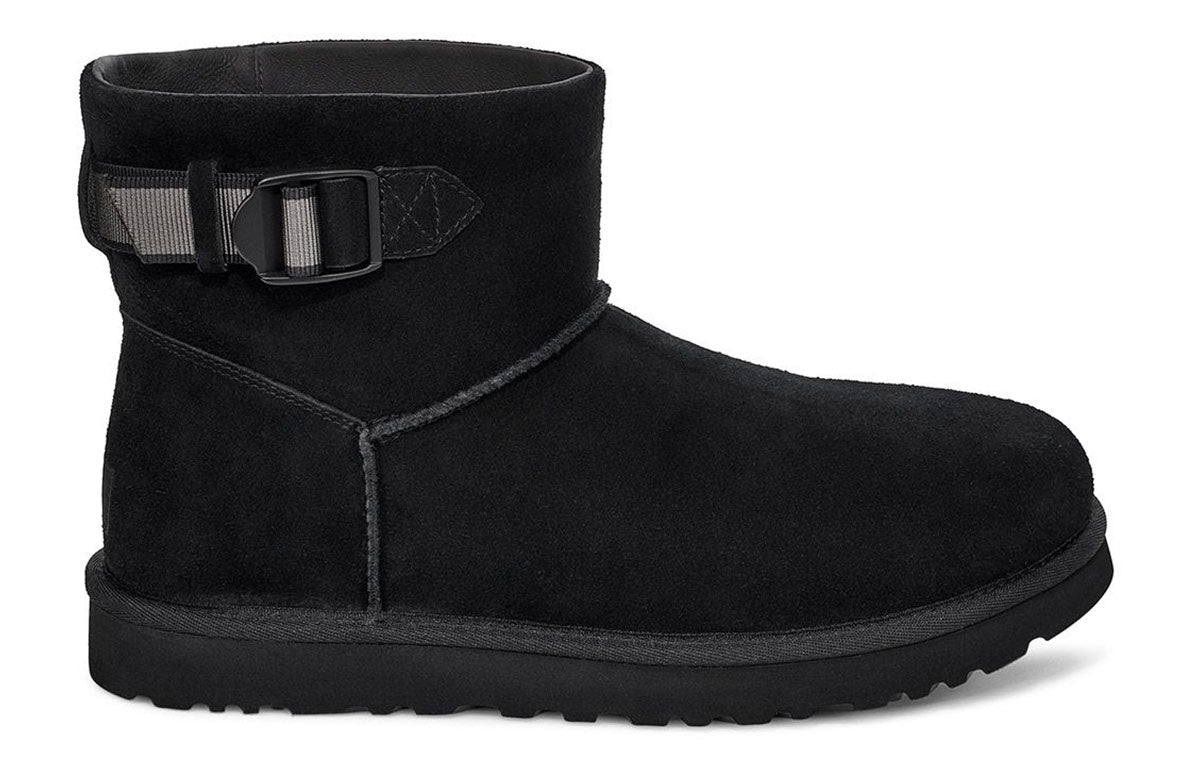 UGG Classic Mini Strap Snow Boots Black 1018907-BLK