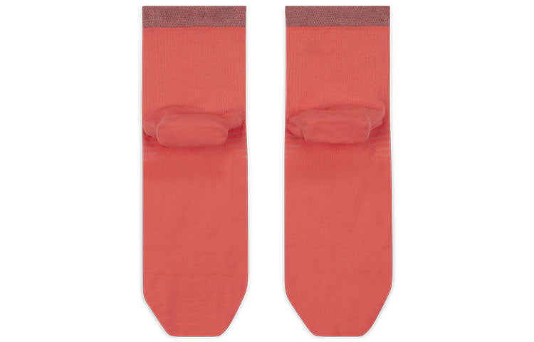 Nike Spark Lightweight Reflective Logo Sports Running Socks One Pair Gray Red Grayred DA3588-800