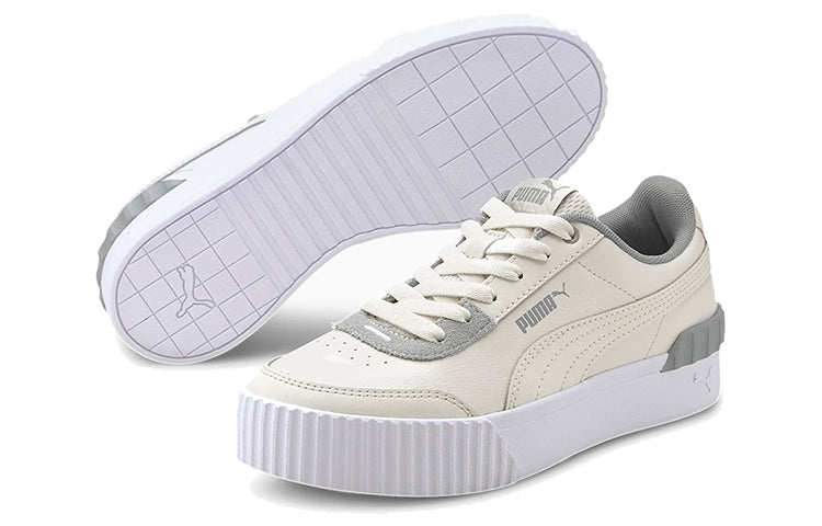 (WMNS) PUMA Carina Lift Khaki/White/Grey 373031-03