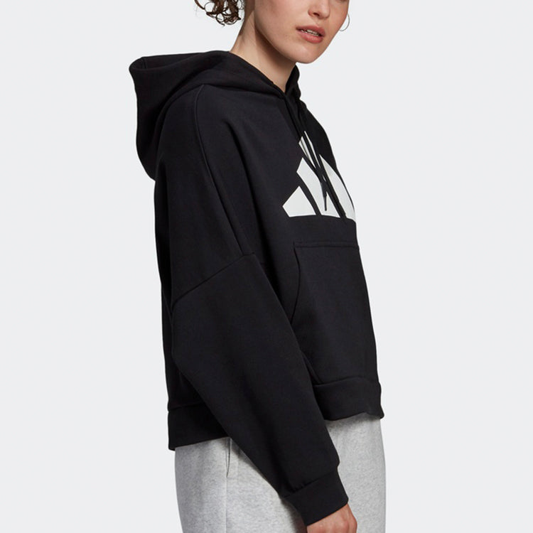 (WMNS) adidas Sports Stylish Hoodie Black FS2451