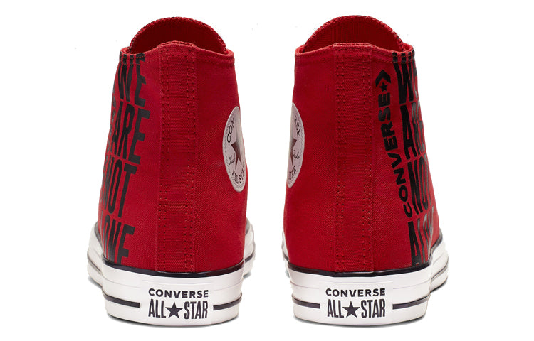 Converse Chuck Taylor All Star We Are Not Alone High Top 'Red White' 165467F