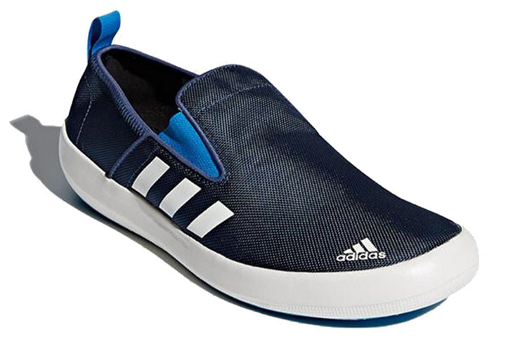 adidas B Slip-on DLX Cozy Breathable Outdoor Sports Blue AQ5201