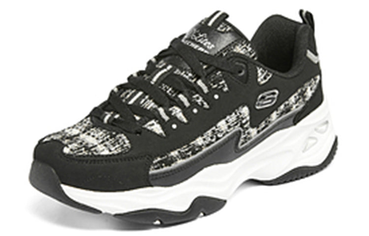 (WMNS) Skechers D'Lites 4.0 'Black White' 149913-BKMT
