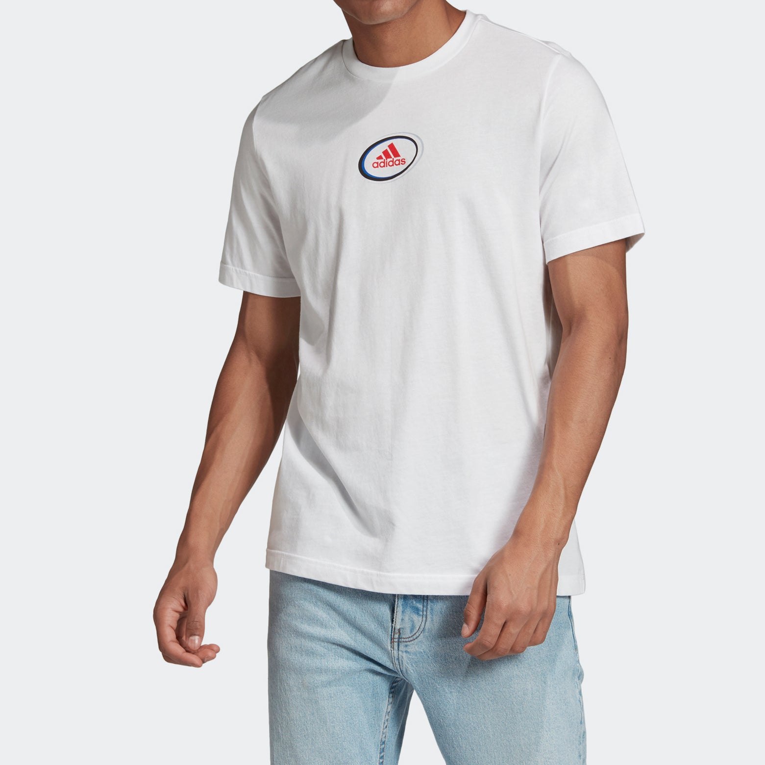 adidas VID GAME CULT 1 Soccer/Football Sports Short Sleeve White GE4692