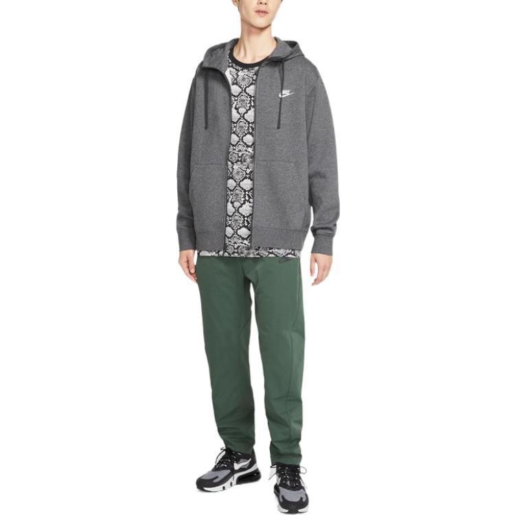 Nike Sportswear Club Fleece Full-Zip Hoodie 'Dark grey' BV2646-071