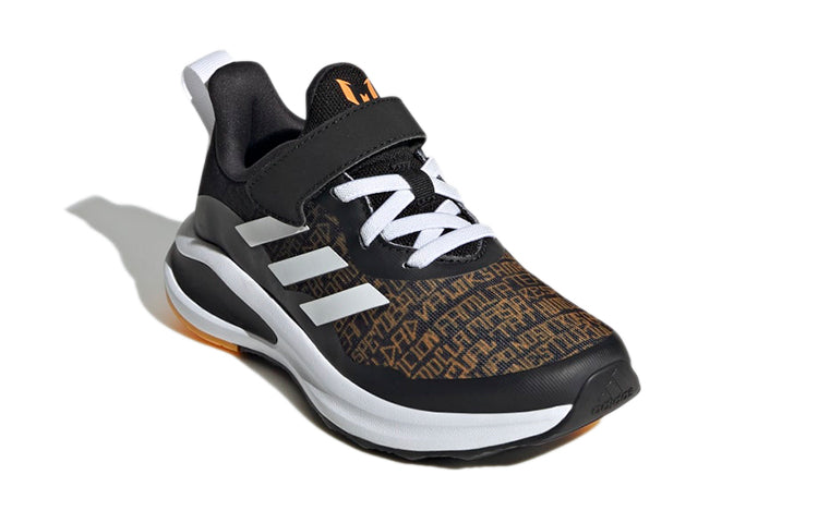 (PS) adidas FortaRun Messi Elastic Lace 'Black Semi Solar Gold' GX6049