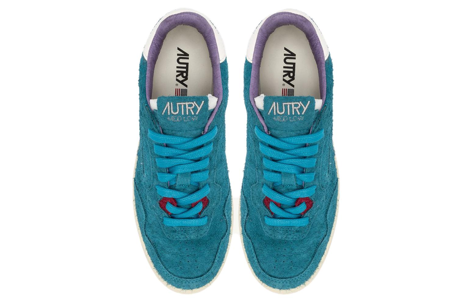 (WMNS) AUTRY New Flat Low Suede 'Zafiro and White Alyssum' FLLW-UL04