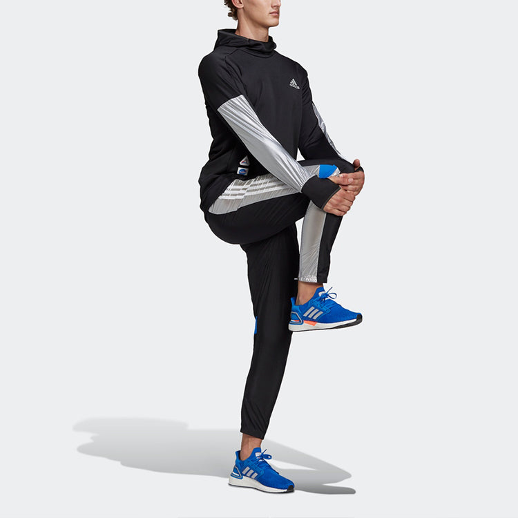 adidas x NASA Crossover hooded Stripe Jacket Black GK6997