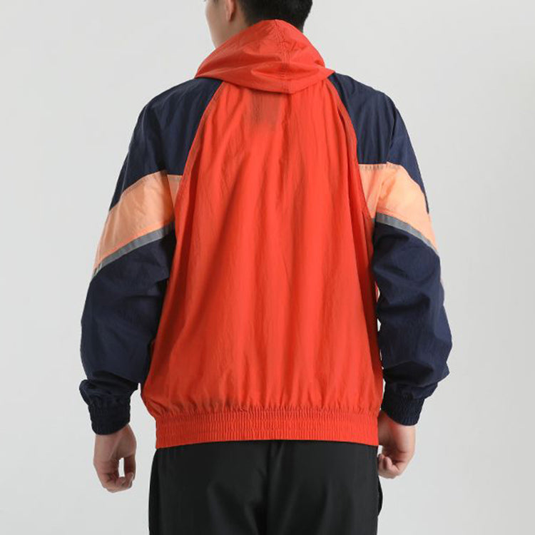 Nike Sportswear Windrunner+ hooded Windproof Reflective Jacket Orange CZ0782-861