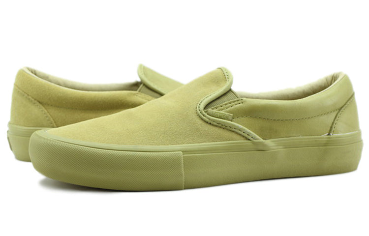 Vans Engineered Garments x Classic Slip-On Leather 'Khaki' VN0A3QXYO18