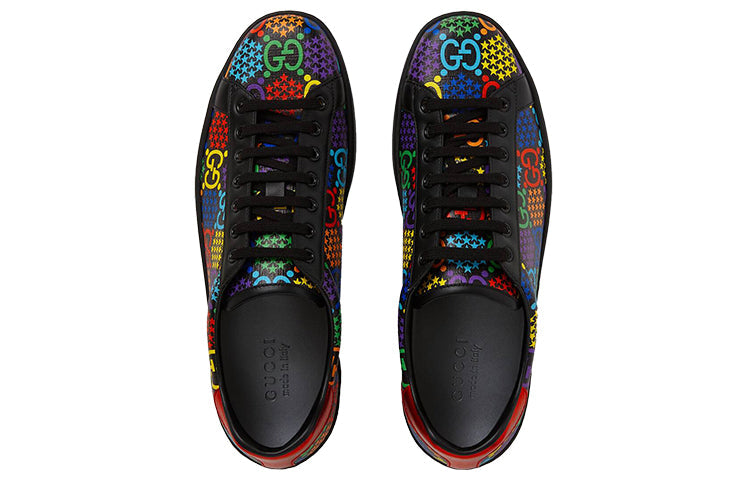 Gucci Ace GG Supreme Low 'Psychedelic - Black' 610085-H2020-1110