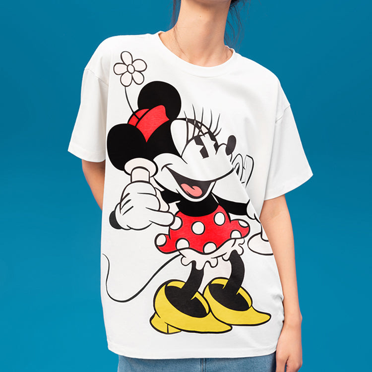 Levis x Disney Crossover Mickey Round Neck Short Sleeve White A0618-0000