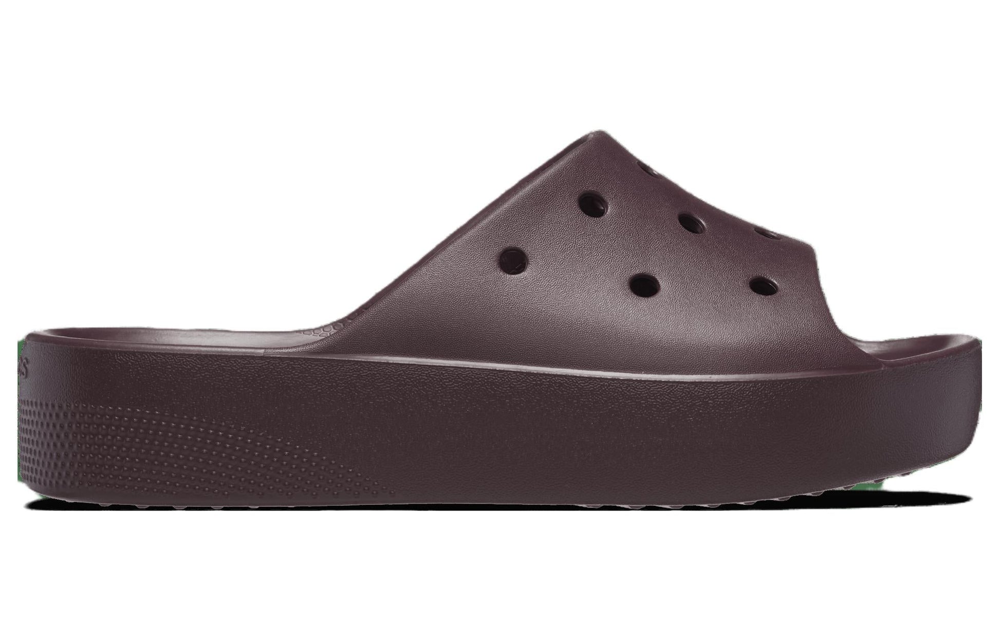 (WMNS) Crocs Classic Platform Slides 'Dark Cherry' 208180-6WD