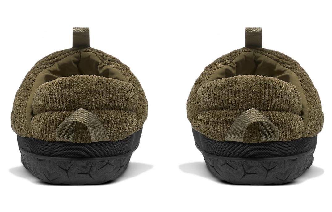 THE NORTH FACE Corduroy Nuptse Mules 'Military Olive' NF0A7W4M-WMB