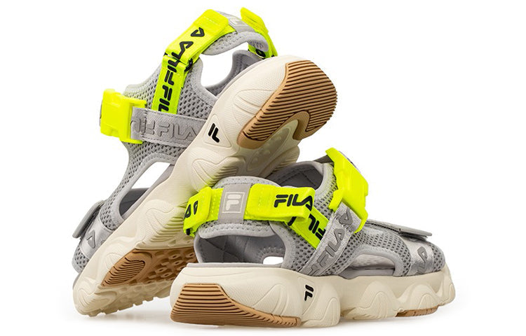 Fila Jagger Sports Sandals Grey/White/Yellow T12M024501FLR