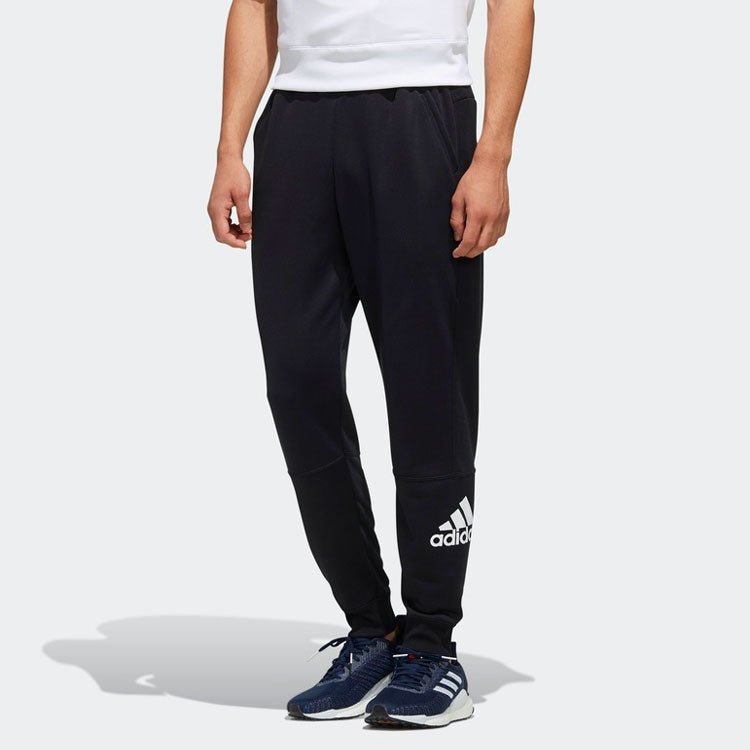 adidas Casual Bundle Feet Training Sports Long Pants Black FM5373