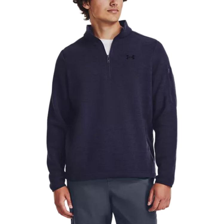 Under Armour Specialist 1/4 Zip Fleece Pullover 'Midnight Navy' 1380271-410