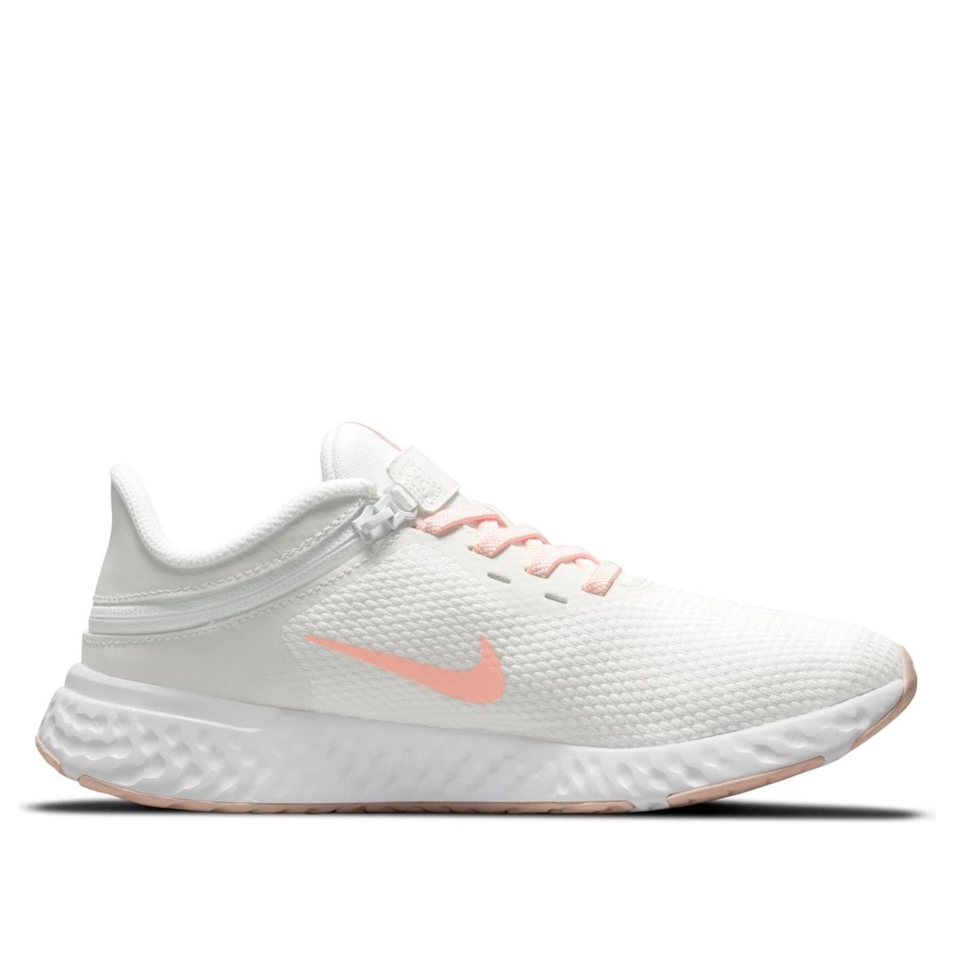 (WMNS) Nike Revolution 5 FlyEase 'Summit White Crimson Bliss' BQ3212-109