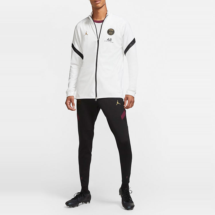 Air Jordan Paris Saint-Germain 21/22 Training Jacket 'White' CK9625-100