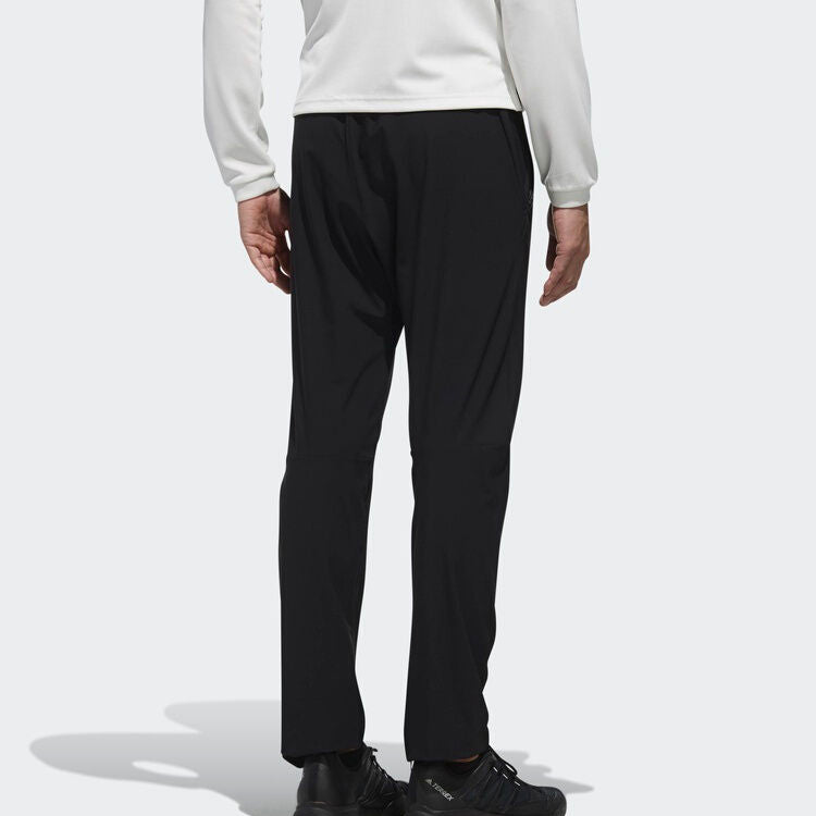 adidas Xplr Stretch Pt Reflective logo Outdoor Sports Pants Black DW4223