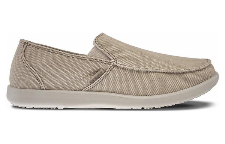 Crocs Santa Cruz Clean Cut Loafers 'Khaki' 202972-2U6