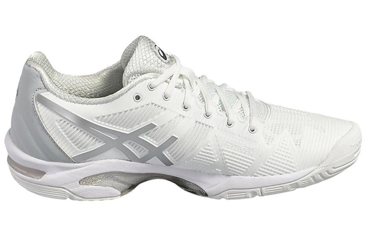 (WMNS) ASICS Gel-Solution Speed 3 White/Silver E650N-0193